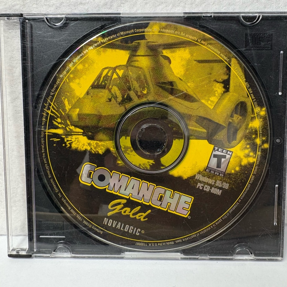 Comanche Gold PC CD Rom Novalogic 1998 RARE - Vintage Video Game